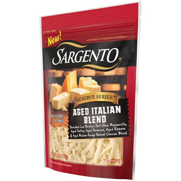Sargento Reserve Series Aged Italian Blend Shredded Cheese HyVee