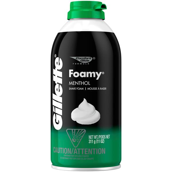 Gillette Foamy Menthol Shave Foam HyVee Aisles Online Grocery Shopping