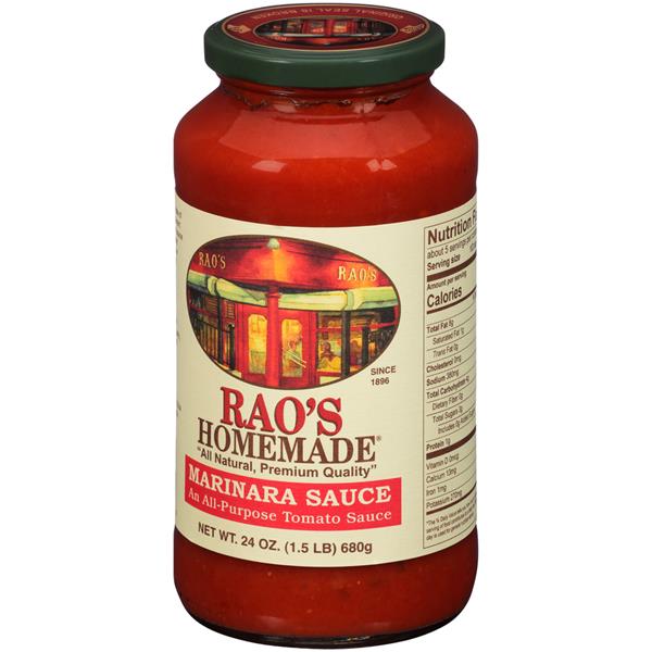 Rao's Homemade Marinara Sauce 24 oz. Jar HyVee Aisles Online Grocery