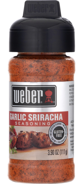 Weber Seasoning, Garlic Sriracha - 3.90 oz