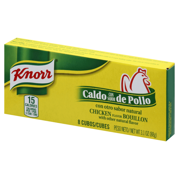  Knorr Bouillon Cubes, Shrimp 3.1 oz - 8 Boxes With 8
