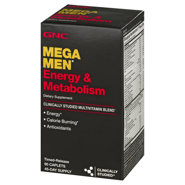 Gnc Mens Mega Men Energy Metabolism Multivitamin