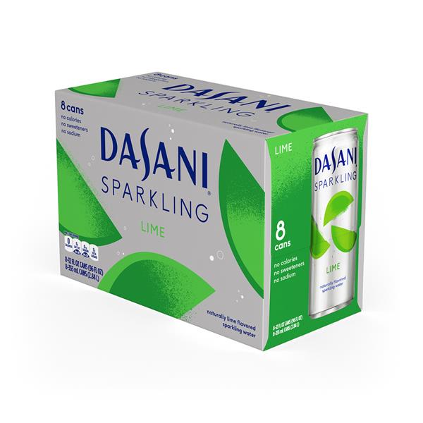 Dasani Sparkling Lime Water Beverage 8 Pack HyVee Aisles Online Grocery Shopping