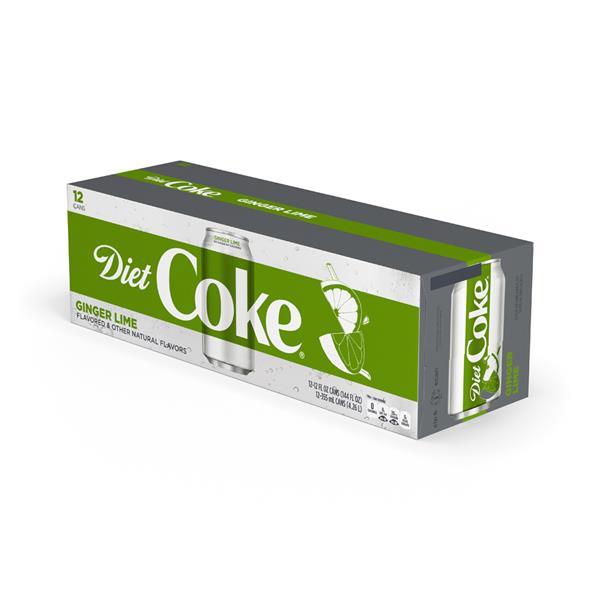Diet Coke Ginger Lime Cola 12 Pack HyVee Aisles Online Grocery Shopping
