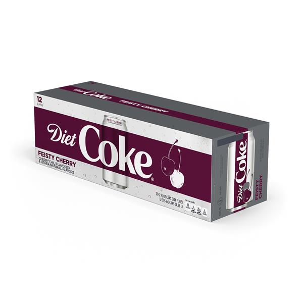 Diet Coke Feisty Cherry Cola 12-12 fl. oz. Cans | Hy-Vee