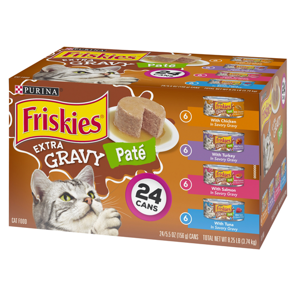 friskies extra gravy pate cat food