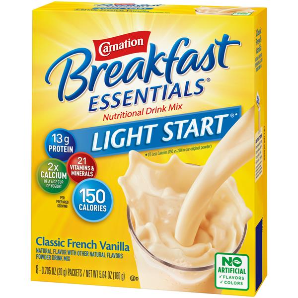 Carnation Breakfast Essentials Light Start Classic French Vanilla