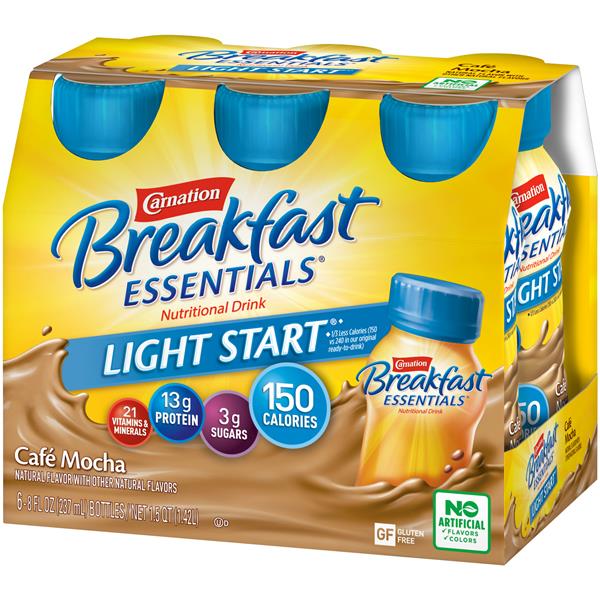 Carnation Breakfast Essentials Light Start Cafe Mocha Complete