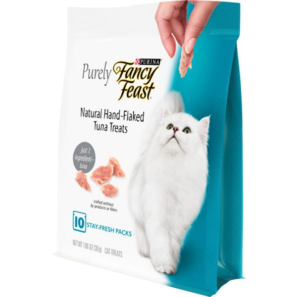 Purina Fancy Feast Purely Natural Hand-Flaked Tuna Cat Treats | Hy-Vee ...