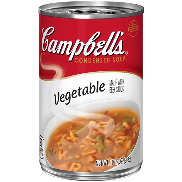 Campbell's Vegetable Made with Beef Stock Condensed Soup | Hy-Vee ...