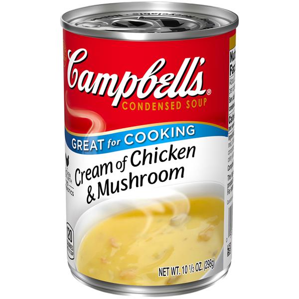 campbell cream of mushroom soup