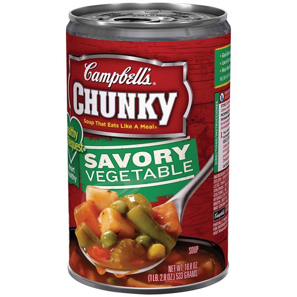 Campbell's Chunky Healthy Requests Savory Vegetable Soup ...