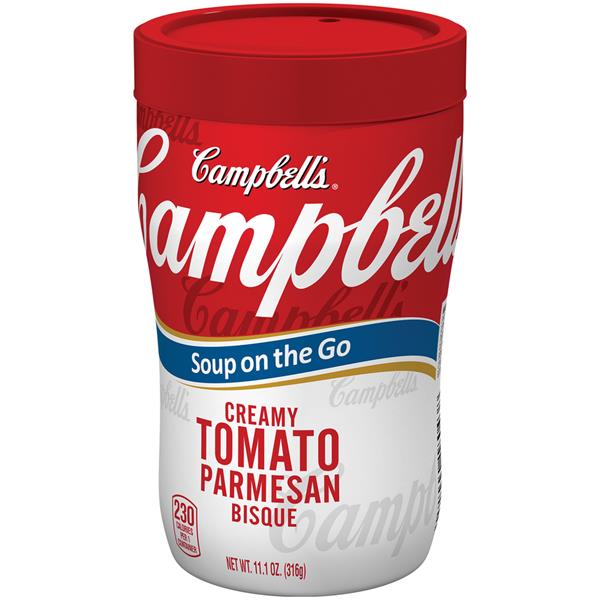 Campbell's Soup On The Go Creamy Tomato Parmesan Bisque | Hy-Vee Aisles ...