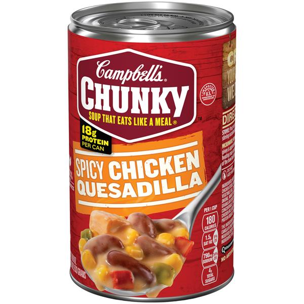 Campbell's Chunky Spicy Chicken Quesadilla Soup HyVee Aisles Online
