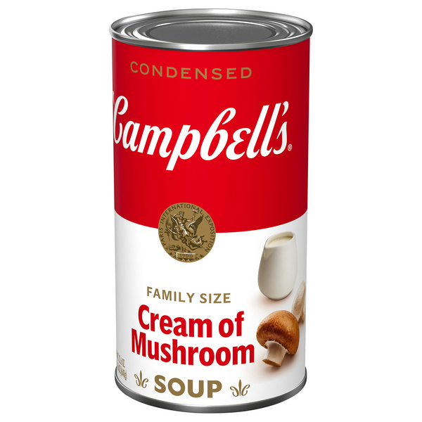 Campbell's Family Size Cream of Mushroom Condensed Soup | Hy-Vee Aisles ...