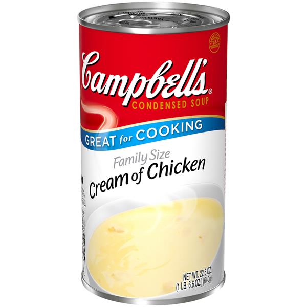 Campbell's Family Size Cream of Chicken Condensed Soup | Hy-Vee Aisles ...