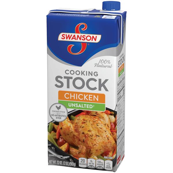 Swanson Unsalted Chicken Cooking Stock HyVee Aisles Online Grocery
