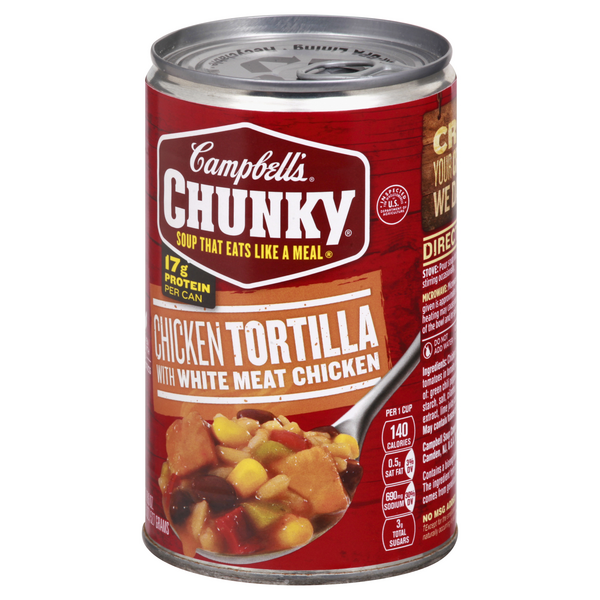 Campbell's Chunky Chicken Tortilla with Grilled White Meat Chicken | Hy ...