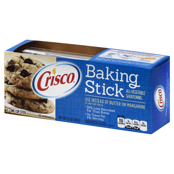 Crisco Baking Stick All-Vegetable Shortening