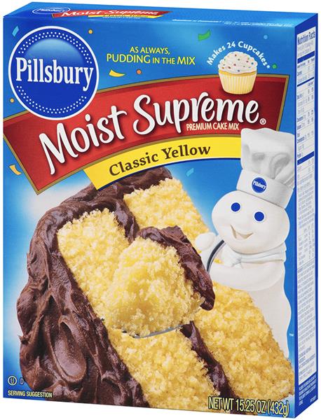 Pillsbury Moist Supreme Classic Yellow Cake Mix Hy Vee Aisles Online Grocery Shopping
