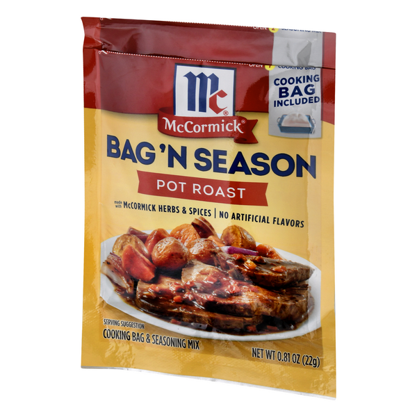 McCormick Bag'n Season Pot Roast Cooking Bag & Seasoning Mix HyVee Aisles Online Grocery Shopping