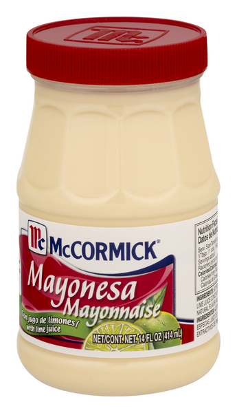 6 JARS McCormick Mayonesa Mayonnaise with Lime Juice 7 oz Mayo