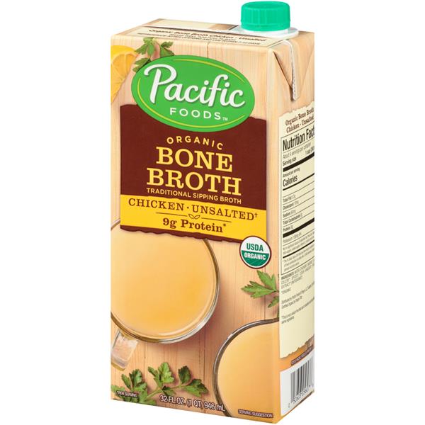 Pacific Organic Chicken Bone Broth Hy Vee Aisles Online Grocery Shopping