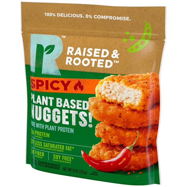 Raised & Rooted Spicy Nuggets Made with Plants | Hy-Vee Aisles Online ...