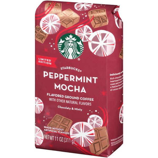 Starbucks Peppermint Mocha Flavored Ground Coffee | Hy-Vee ...
