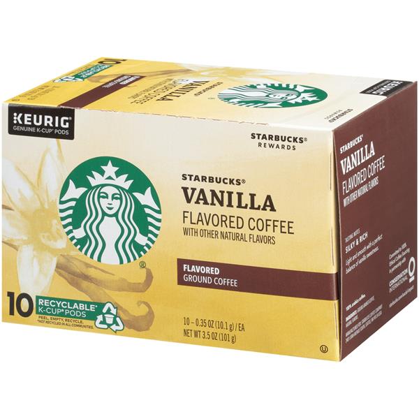 Starbucks Vanilla Ground Coffee Keurig KCups 10 CT HyVee Aisles