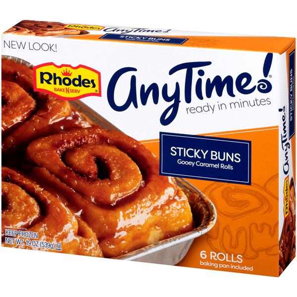 Rhodes Anytime! Caramel Rolls 6Ct HyVee Aisles Online Grocery Shopping