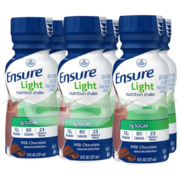 Ensure Active Nutrition Shake Light Milk Chocolate 6Pk HyVee Aisles