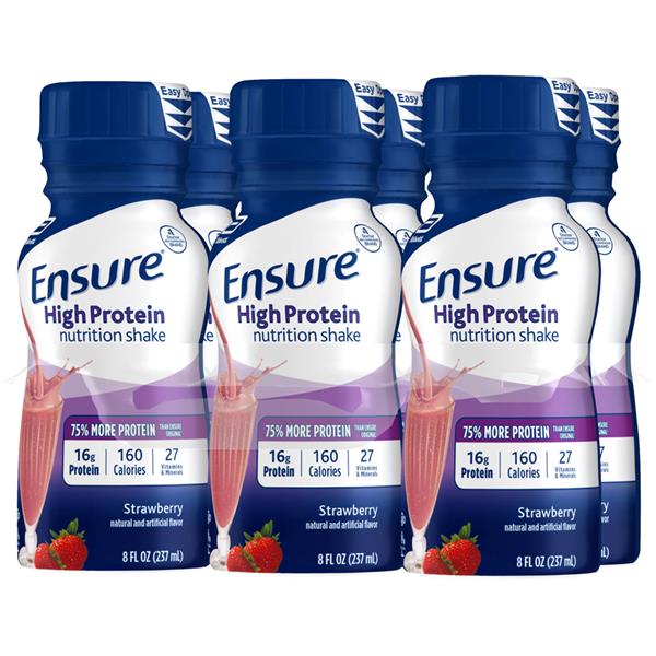 Ensure High Protein Strawberry Nutrition Shake 6pk HyVee Aisles