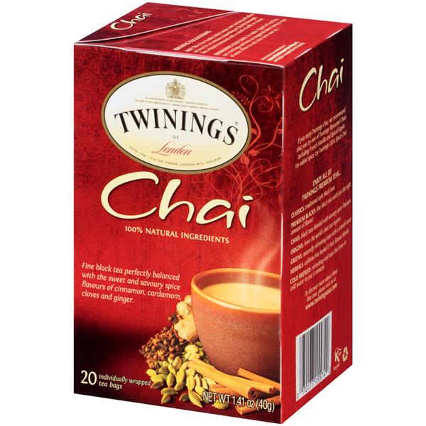 Twinings Of London Chai Tea Bags 20Ct HyVee Aisles Online Grocery Shopping