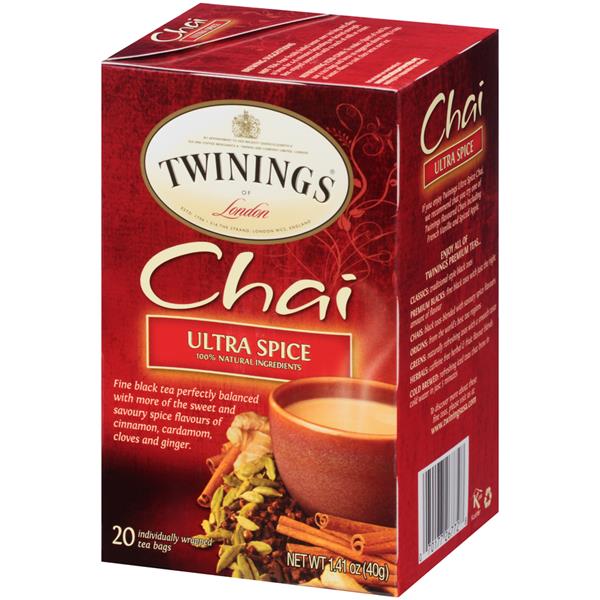 Twinings of London Chai Ultra Spice Tea Bags 20Ct HyVee Aisles