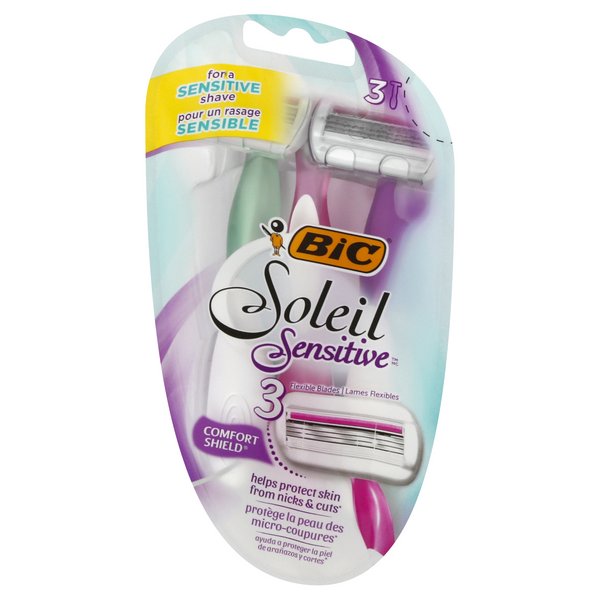 bic soleil glow razors