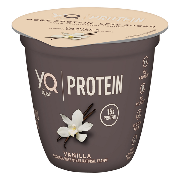 YQ by Yoplait Vanilla Single Serve Yogurt Made with Cultured Ultra ...