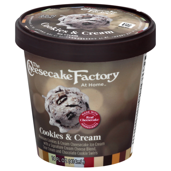 The Cheesecake Factory at Home Cookies & Cream Ice Cream | Hy-Vee ...