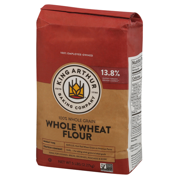 King Arthur Flour 100% Whole Grain Whole Wheat Flour | Hy-Vee Aisles