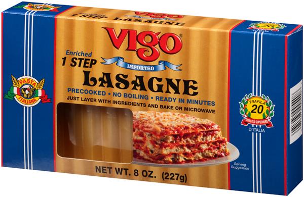 Vigo Precooked Lasagne 8 oz Box | Hy-Vee Aisles Online Grocery