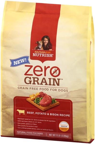 rachael ray zero grain beef and bison dog food