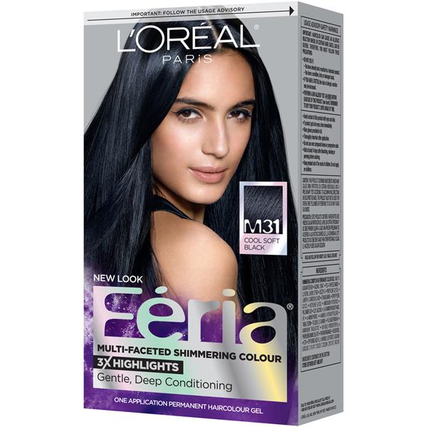 L'Oreal Feria M31 Cooler Cool Soft Black Midnight Moon Hair Color | Hy-Vee  Aisles Online Grocery Shopping