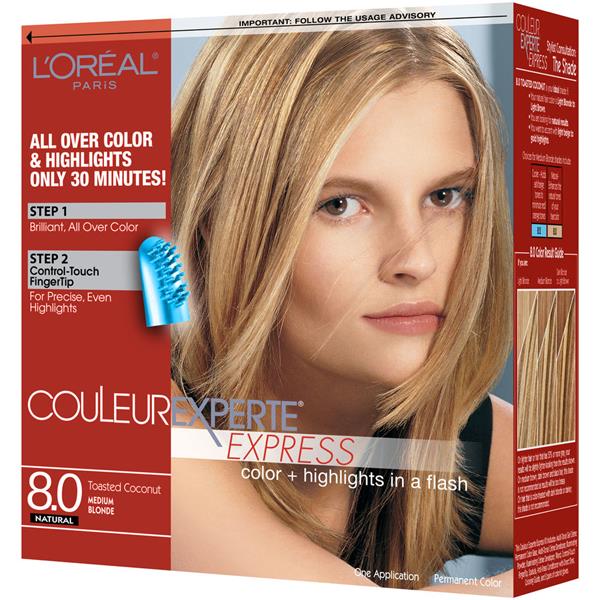 L'Oreal Paris Couleur Experte Express Color + Highlights  Natural  Toasted Coconut Medium Blonde | Hy-Vee Aisles Online Grocery Shopping