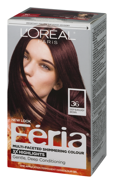 L'Oreal Paris Feria Multi-Faceted Shimmering Colour Deep Burgundy Brown 36 Hair  Color | Hy-Vee Aisles Online Grocery Shopping