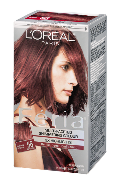L'Oreal Paris, Feria Multi-Faceted Shimmering Colour Auburn Brown 56 Hair  Color | Hy-Vee Aisles Online Grocery Shopping