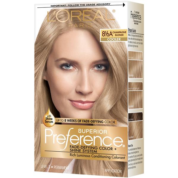 L'Oreal Paris Superior Preference 8-1/2a Cooler Champagne Blonde Hair Color  | Hy-Vee Aisles Online Grocery Shopping