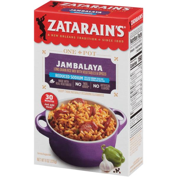 Zatarain's One Pot Reduced Sodium Jambalaya Mix HyVee Aisles Online Grocery Shopping