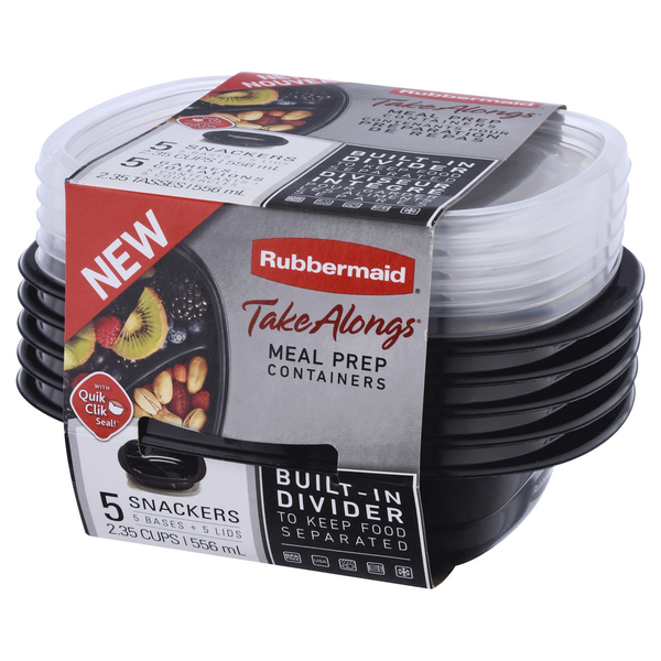 Rubbermaid Take Alongs Containers & Lids, 2.35 Cups, Food Storage  Containers