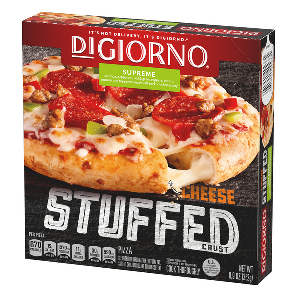 DiGiorno Cheese Stuffed Crust Supreme Frozen Pizza | Hy-Vee Aisles