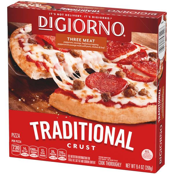 DiGiorno Traditional Crust Three Meat Small Pizza HyVee Aisles